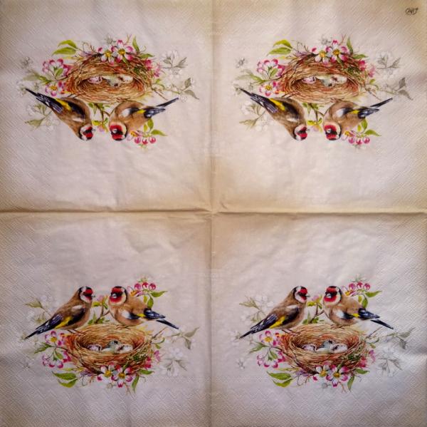 035 Vögel - 3-ply - Ihr